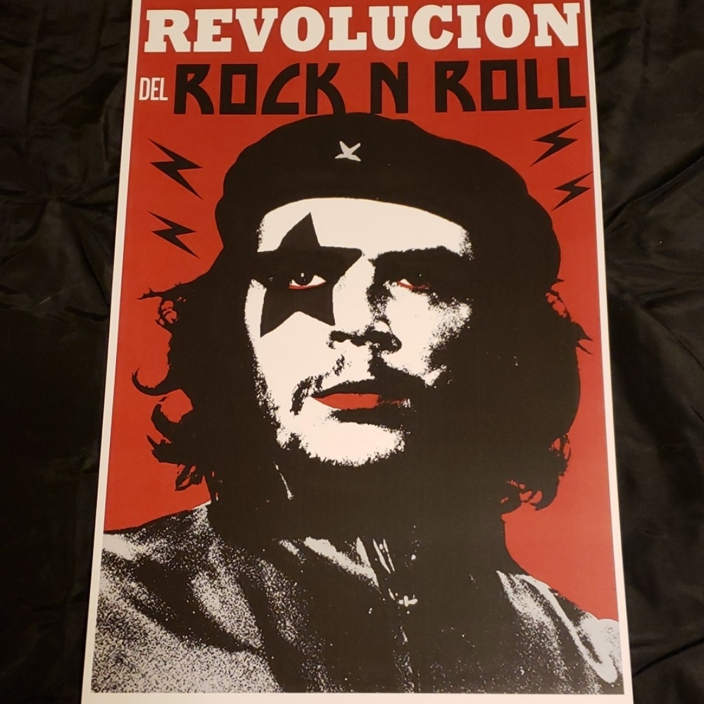 Too Fast Ernesto as Kiss Paul Stanley Revolucion del Rock Roll 11"x17" Art Print